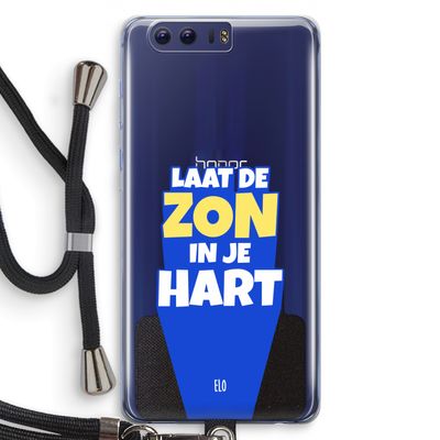 Laat de zon in je hart: Honor 9 Transparant Hoesje met koord