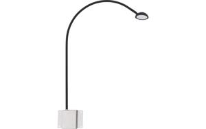 Goossens Verlichting Tbv Hoofdbord Light, Model h = black fix schotel (set van 2 stuks) led