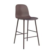 Normann Copenhagen Form Barkruk High 65 cm - Staal - Bruin - thumbnail