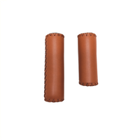 Falkx FALKX Brown Sugar KL lederen handvatten, bruin. Lengte: 85/125mm (import)