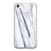 Gestreepte marmer: iPhone 8 Transparant Hoesje