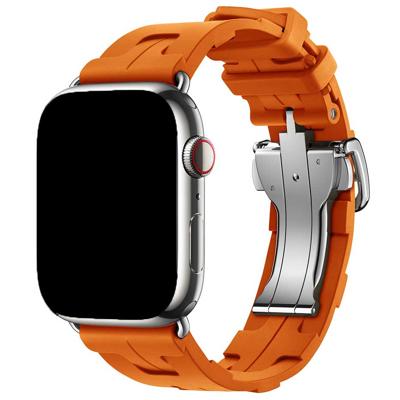 Apple Watch Sport Hermès Kilim Single Tour - Oranje - 44, 45, 46 & 49mm