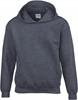 Gildan G18500K Heavy Blend™ Youth Hooded Sweatshirt - Dark Heather - S (116/128)