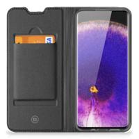 OPPO Find X5 Stand Case Zwart Roze Vormen