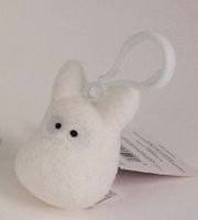 My Neighbor Totoro Plush Backpack Clip Totoro white 6 cm - thumbnail