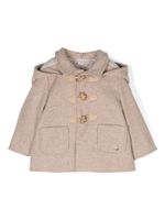 Paz Rodriguez duffle-coat à patch logo - Tons neutres