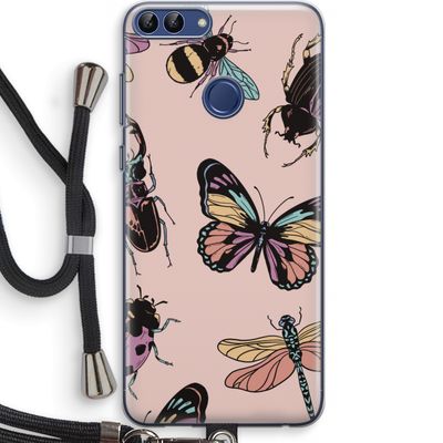 Tiny Bugs: Huawei P Smart (2018) Transparant Hoesje met koord