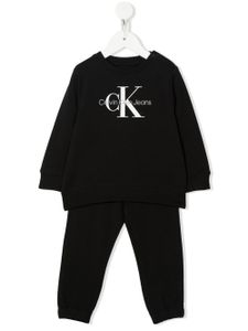 Calvin Klein Kids survêtement à logo imprimé - Noir