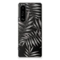 Sony Xperia 1 III | TPU Case | Leaves Grey