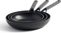 KitchenAid Koekenpannenset Classic Forged - ø 20, 24 & 28 cm - keramische anti-aanbaklaag