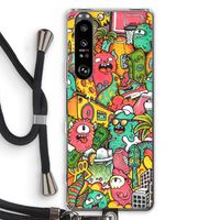 Vexx City: Sony Xperia 1 III Transparant Hoesje met koord