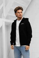 24 Uomo Club Zipped Hoodie Zwart - Maat M - Kleur: Zwart | Soccerfanshop