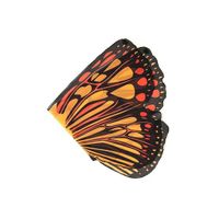Vlinder vleugels oranje voor kids - thumbnail