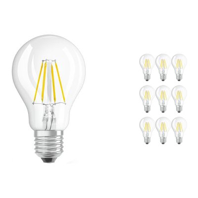 Voordeelpak 10x Osram Parathom Retrofit Klassiek E27 A 7W 827 Filament | Vervangt 60W Voordeelpak 10x Osram Parathom Retrofit Klassiek E27 A 7W 827 Filament | Vervangt 60W