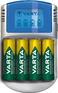 Varta NiMH-Batterijlader AA / AAA | 1.2 V DC | 4x AA/HR6 2600 mAh | 1 stuks - VARTA-POWERLCD - VARTA-POWERLCD