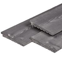 Zweeds rabat Excellent Noord-Europees vuren grijs gespoten 1,4/2,8x19,5x360 cm Tuindeco - Tuindeco