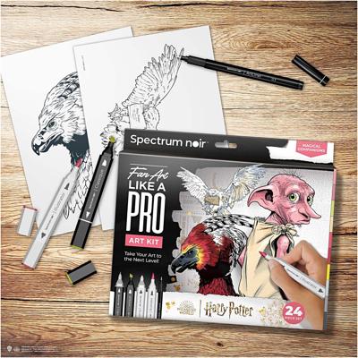 Creativ Company Hobbyset illustratie, harry potter: magische metgezellen , diverse kleuren, 1 doos