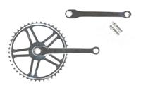 Bhogal Vinty Vinty crankstel 44t 1/8“, crank 170mm met spie, staal cp