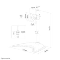 Neomounts NM-D335BLACK bureausteun voor flatscreen - thumbnail