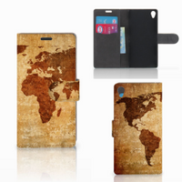 Sony Xperia Z3 Flip Cover Wereldkaart