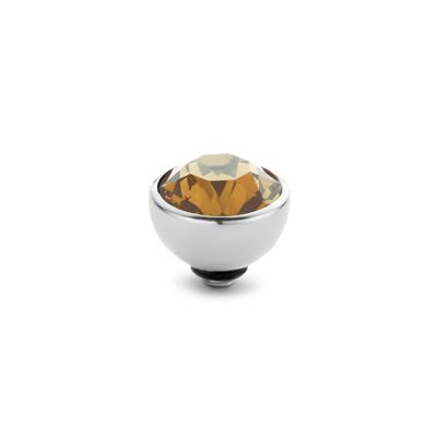 Melano Twisted Basic CZ Steentje Light Colorado Topaz | Zilver