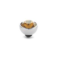 Melano Twisted Basic CZ Steentje Light Colorado Topaz | Zilver