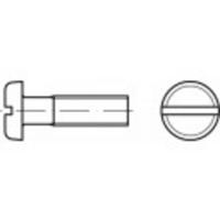 TOOLCRAFT 104501 Platkopschroeven M4 8 mm Sleuf DIN 85 Staal Galvanisch verzinkt 200 stuk(s)