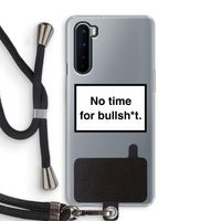 No time: OnePlus Nord Transparant Hoesje met koord