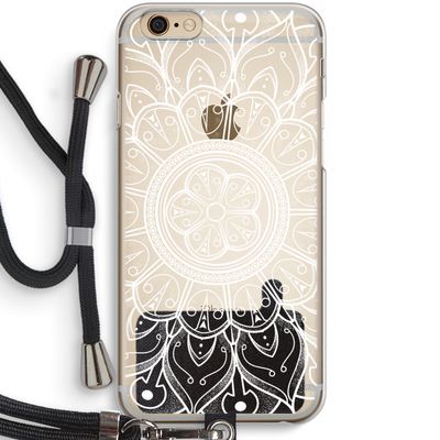 Roses Are Red: iPhone 6 / 6S Transparant Hoesje met koord