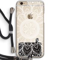 Roses Are Red: iPhone 6 / 6S Transparant Hoesje met koord
