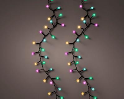 Led cherry lights compact 750 lamps soft multi colour