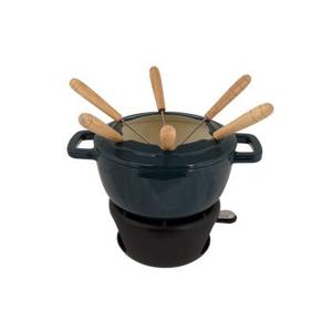 Cosy & Trendy Fondueset Fontestic Gietijzer Green Heron - Ø 18 cm