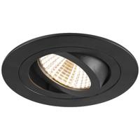 SLV 1007402 NEW TRIA 75 LED-inbouwlamp LED 8.3 W Zwart - thumbnail