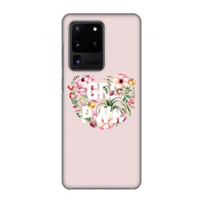 GRL PWR Flower: Volledig geprint Samsung Galaxy S20 Ultra Hoesje