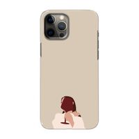 I drink wine: Volledig geprint iPhone 12 Pro Max Hoesje