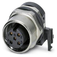 Phoenix Contact 1438024 Sensor/actuator steekconnector M12 Aantal polen: 5 Bus, inbouw 10 stuk(s) - thumbnail