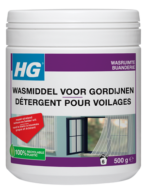HG Textiel Vitrage Wasmiddel Wit