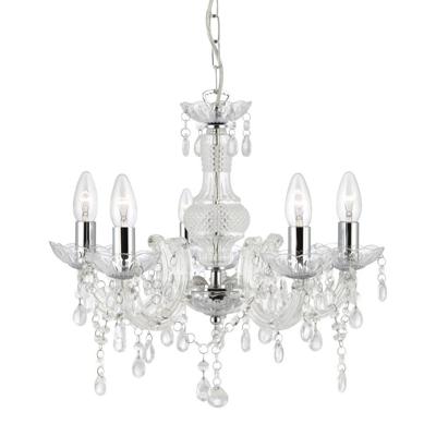 Searchlight KroonluchterMarie Therese Ø 48cm - 1455-5CL