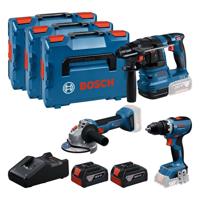 Bosch Professional Accu combiset 3-delig 18V 5.0Ah in 3x L-Boxx - 0615A5009G