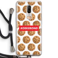 Koekerond: OnePlus 6 Transparant Hoesje met koord