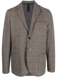 Harris Wharf London blazer en laine à motif pied-de-poule - Tons neutres