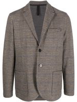 Harris Wharf London blazer en laine à motif pied-de-poule - Tons neutres - thumbnail