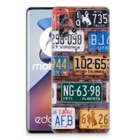 Motorola Edge 30 Fusion | Siliconen hoesje | met foto Kentekenplaten