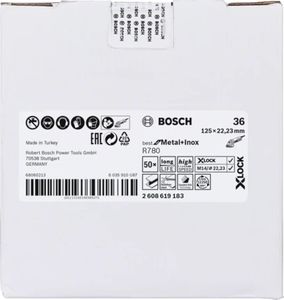 Bosch Accessories 2608619183 Fiberschijf Diameter 125 mm Boordiameter 22.23 mm 1 stuk(s)