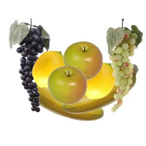 Kunstfruit decofruit - complete set van 8x stuks - 7 tot 28 cm - kleuren mix