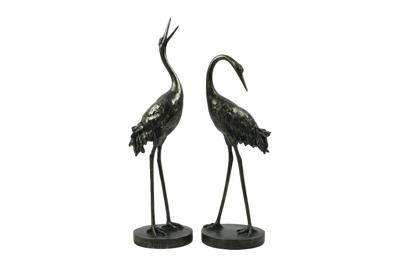 Decostar Countryfield Ornament kraanvogel Kireni a2 brons