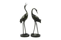 Decostar Countryfield Ornament kraanvogel Kireni a2 brons