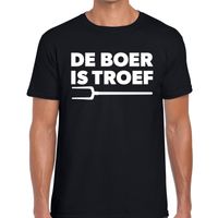 De boer is troef festival t-shirt zwart heren - thumbnail