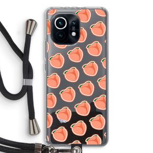 Just peachy: Xiaomi Mi 11 Transparant Hoesje met koord