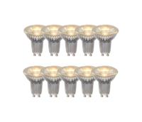 Lucide MR16 * 10 - Led lamp - Ø 5 cm - LED - GU10 - 10x5W 2700K - Transparant - Set van 10